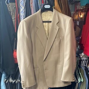 Dior Tan Sport Coat Tailored Fit Lightweight Fabric